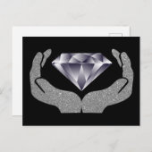 Diamond Hands Briefkaart (Voorkant / Achterkant)