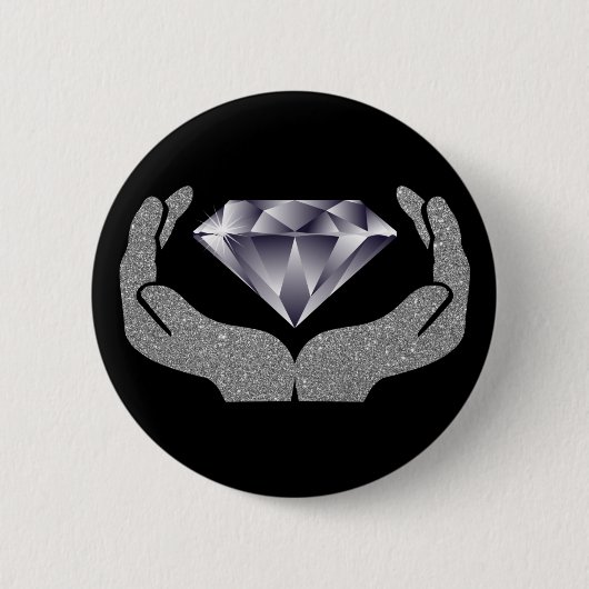 Diamond Hands Button (Voorkant)