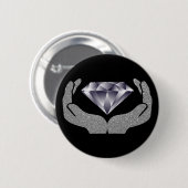 Diamond Hands Button (Voorkant /achterkant)