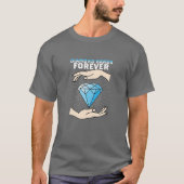 Diamond Hands Forever Cryptocurrency T-shirt (Voorkant)