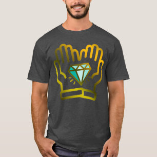 Diamond Hands GME Stock Market Trader Gold Crypto T-shirt