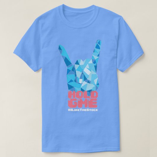 Diamond Hands HOLD GME T-shirt (Design voorkant)