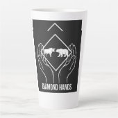Diamond Hands — Latte mokkop Mok (Voorkant)