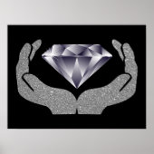 Diamond Hands Poster (Voorkant)
