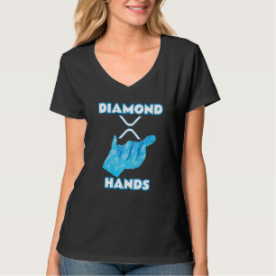 Diamond Hands Ripple Xrp Cryptocurrency T-shirt
