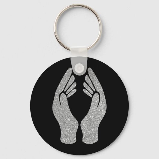 Diamond Hands Sleutelhanger (Voorkant)