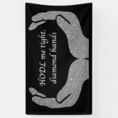 Diamond Hands Spandoek (Verticaal)