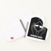 Diamond Hands — Spiraal Notebook Notitieboek (Binnen)