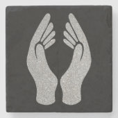 Diamond Hands Stenen Onderzetter (Voorkant)