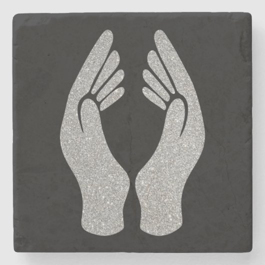 Diamond Hands Stenen Onderzetter (Voorkant)