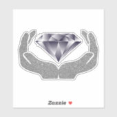 Diamond Hands Sticker (Vel)