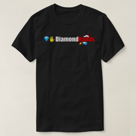 Diamond Hands  T-shirt (Design voorkant)