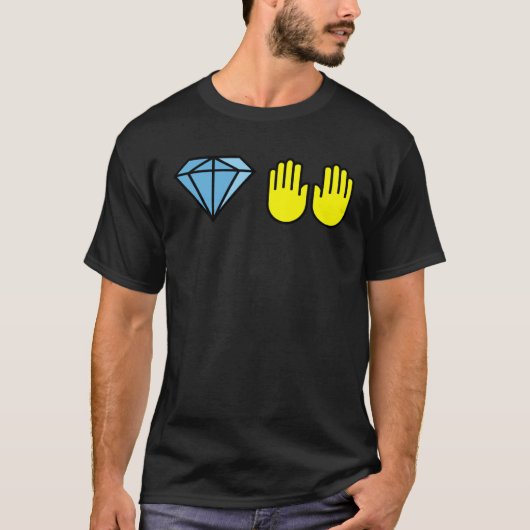 Diamond Hands To The Moon Stonks T-shirt (Voorkant)