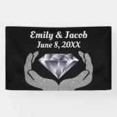 Diamond Hands Wedding Banner (Horizontaal)