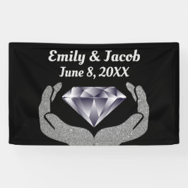 Diamond Hands Wedding Banner