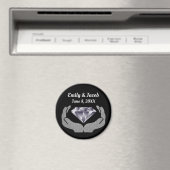 Diamond Hands Wedding Magnet (Insitu (Vaatwasser))