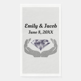 Diamond Hands Wedding Servet