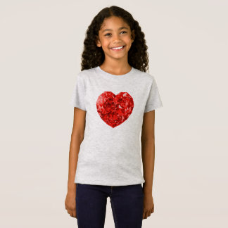 Diamond hart Girls' T-shirt