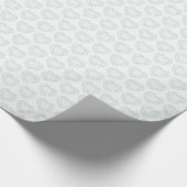 Diamond hart grijs waterkringloop, gepatterd omhul cadeaupapier (Hoek)