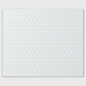 Diamond hart grijs waterkringloop, gepatterd omhul cadeaupapier (Vlak)