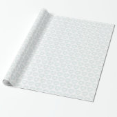Diamond hart grijs waterkringloop, gepatterd omhul cadeaupapier (Uitgerold)