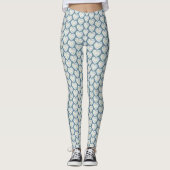 Diamond hart waterverf kunst leggings (Voorkant)
