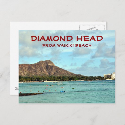 Diamond Head Briefkaart (Voorkant / Achterkant)