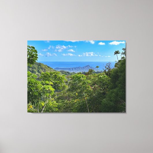 Diamond Head Canvas Afdruk (Voorkant)