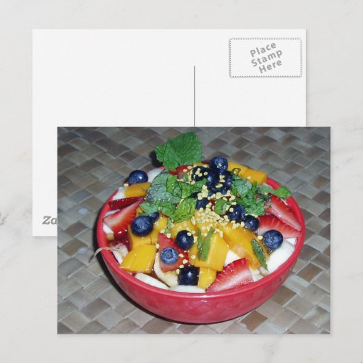 Diamond Head Cove Health Bar - Acai Bowl Briefkaart (Voorkant / Achterkant)