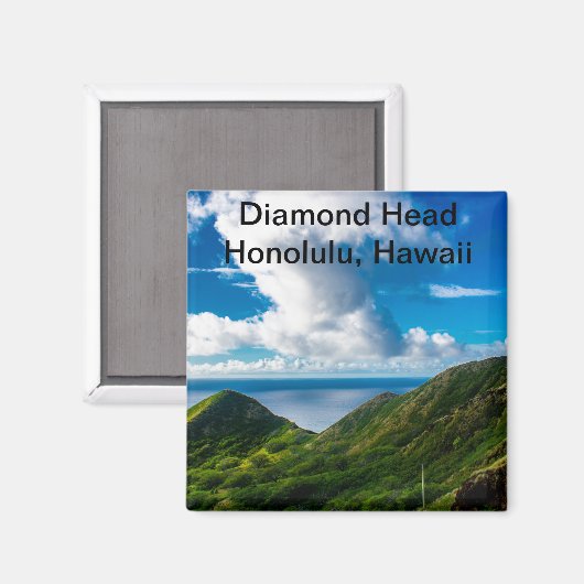 Diamond Head Crater Magneet (Voorkant / Achterkant)