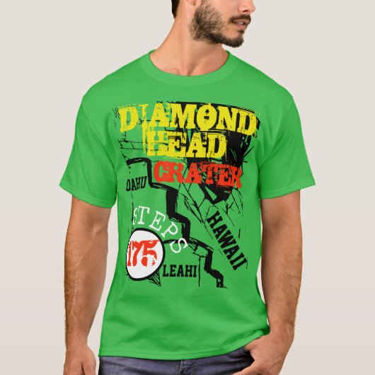 DIAMOND HEAD CRATER T-SHIRT (Voorkant)