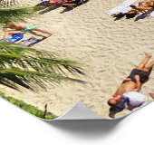 Diamond Head en Waikiki Poster (Hoek)