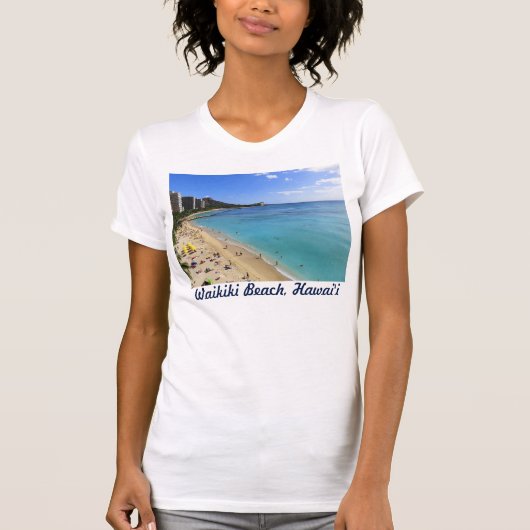 Diamond Head en Waikiki T-shirt (Voorkant)