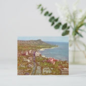 Diamond Head Hawaii Briefkaart (Staand voorkant)