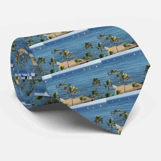 Diamond Head Hawaii Stropdas (Opgerold)