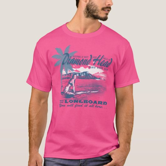Diamond Head Hawaii T-shirt (Voorkant)