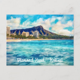 Diamond Head Honolulu Hawaii Briefkaart