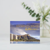 Diamond Head, Honolulu, Hawaii Briefkaart (Staand voorkant)