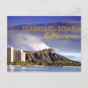 Diamond Head, Honolulu, Hawaii Briefkaart