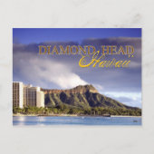 Diamond Head, Honolulu, Hawaii Briefkaart (Voorkant)
