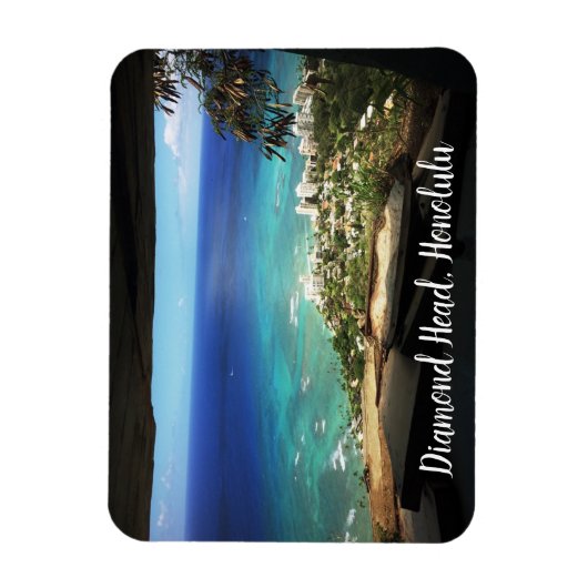 Diamond Head, Honolulu Magneet (Verticaal)