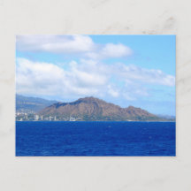 Diamond Head-krater met dramatische wolken Oahu