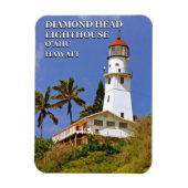 Diamond Head Lighthouse, Hawai'i Flexi Magnet Magneet (Verticaal)