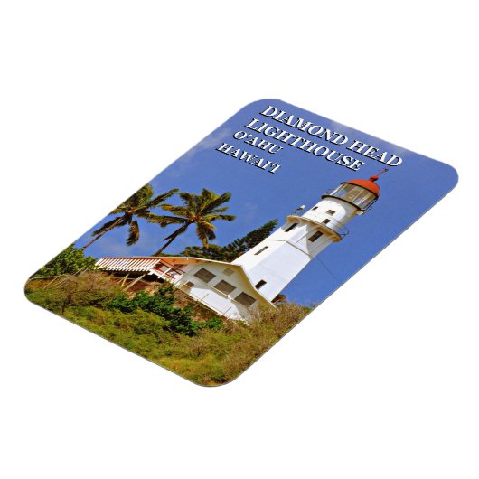 Diamond Head Lighthouse, Hawai'i Flexi Magnet Magneet (Linkerzijde)