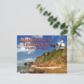 Diamond Head Lighthouse, O'ahu, Hawai'i Briefkaart (Staand voorkant)