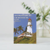 Diamond Head Lighthouse, O'ahu, Hawai'i Briefkaart (Staand voorkant)