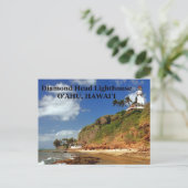 Diamond Head Lighthouse, O'ahu, Hawai'i Briefkaart (Staand voorkant)