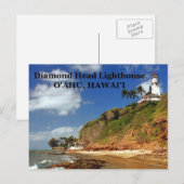 Diamond Head Lighthouse, O'ahu, Hawai'i Briefkaart (Voorkant / Achterkant)