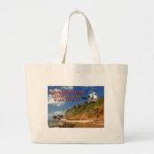 Diamond Head Lighthouse, O'ahu, Hawai'i Grote Tote Bag (Voorkant)