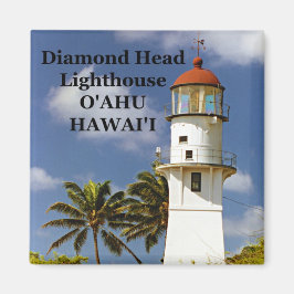 Diamond Head Lighthouse, O'ahu, Hawai'i Magnet